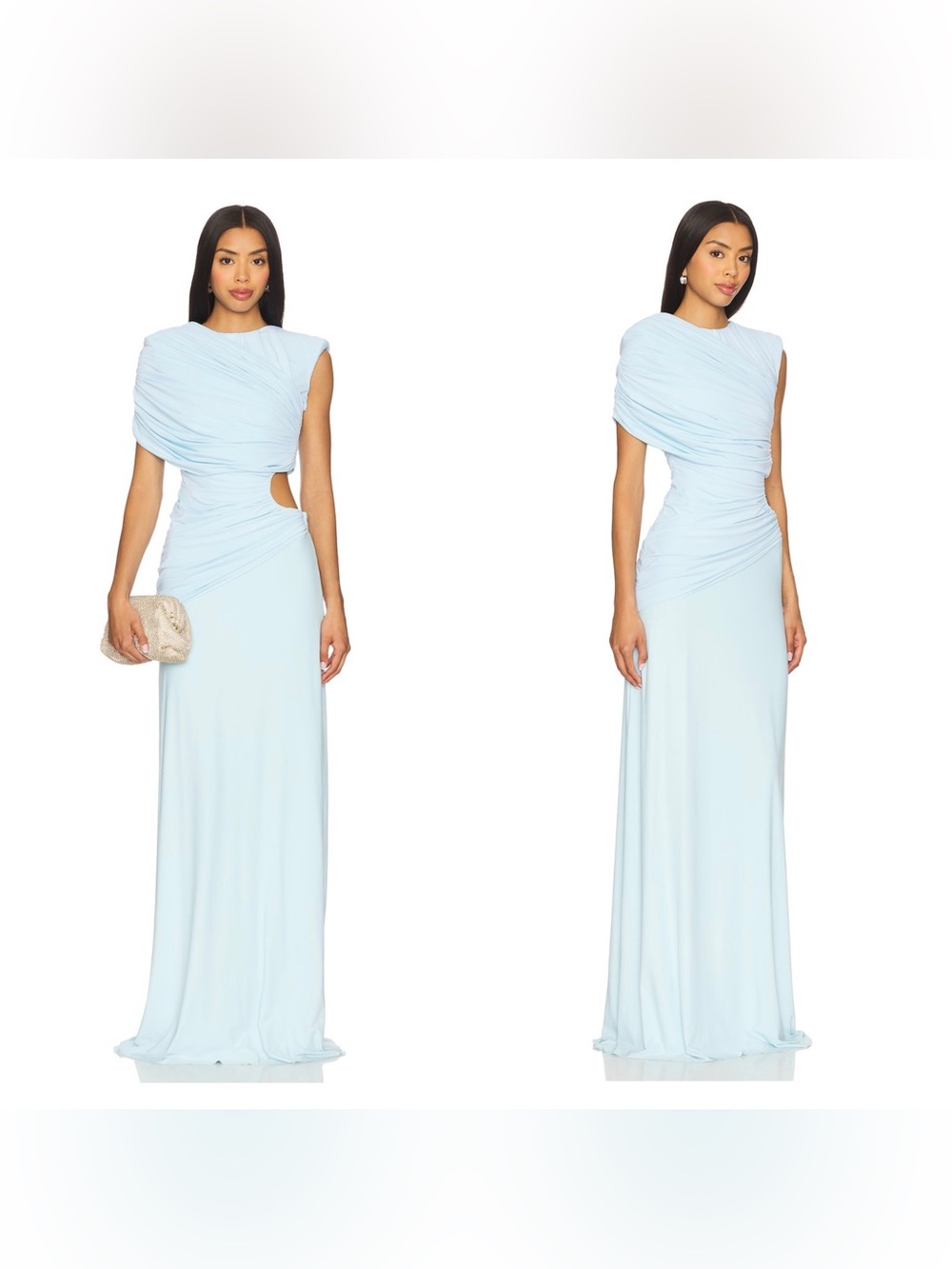 DEME BY GABRIELLA Lisette dress in Icy blue